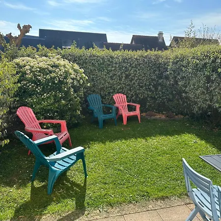 2 Pieces Jardin, Acces Direct Et Proche Thalasso דירה